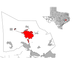 Location in Montgomery County in the state of Texas