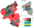 2021 Rhineland-Palatinate state election, Red is SPD, Black is CDU