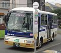 押立町ルート 日野・リエッセ 一般路線車による代走（B20220）