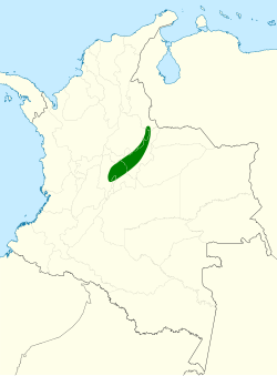 Distribución geográfica del inca ventridorado