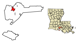 New Iberia i Iberia Parish och Louisiana