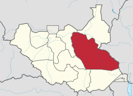 Jonglei – Localizzazione