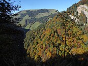 Blick in den obersten Teil des Neckertals