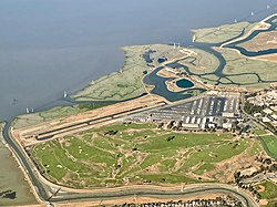 Aerial view of Palo Alto Airport