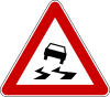 Slippery road