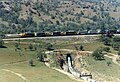 Eastbound ATSF train on Tehachapi Loop