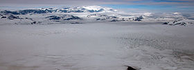 Vue de la calotte glaciaire Bagley.