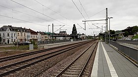 Im Jahr 2014 angelegter Bahnsteig (2017)