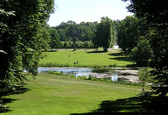 Engelska parken, vy mot sydväst.