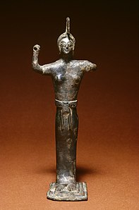 Statuette en bronze de type « Palladion », VIe siècle av. J.-C. Walters Art Museum.