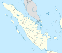 Map showing the location of Taman Nasional Bukit Barisan Selatan