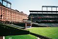 Right field and the former B&O Warehouse