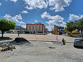 Praça Domingos Cabral, centro da cidade