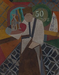 Camarero, 1918, oil on cardboard, Miguel Urrutia Art Museum, Bogotá