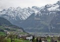 Blick über Schattdorf ins Reusstal