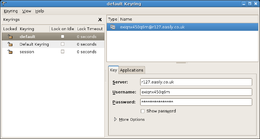 GNOME Keyring Manager 2.12.1