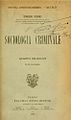 Sociologia criminale, 4a edition, 1906