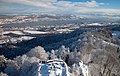 Blick vom Aussichtsturm im Winter