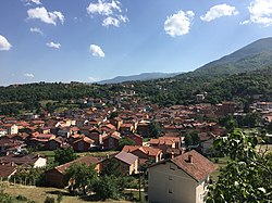 Panoramic view of the village