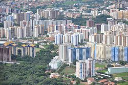 Caldas Novas from the air