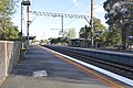 Southbound view from Platform 1, May 2014