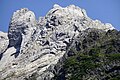 Engelhörner – Gross & Klein Simelistock von Nordwesten : Nordwand (Tennflanke)