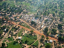 Vista aérea de Juba