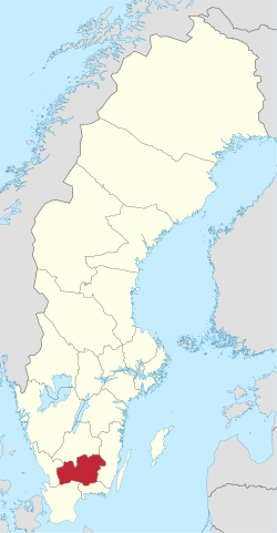 Kronoberg County in Sweden