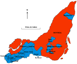 Montréal – Mappa