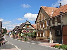 Rumersheim, rue Principale.