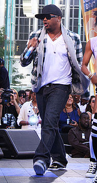 The-Dream performing on September 10, 2008 in New York City.