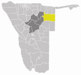 Tsumkwe – Localizzazione