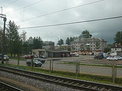 Autobusové nádraží ve městě