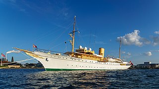 Le yacht à Copenhague en août 2017.