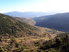 The village of Meranges, Vall Tova, Cerdagne.