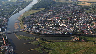 Vista de Słubice, frente a Fráncfort