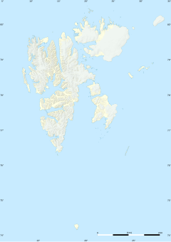 Sørkapp på kartet over Svalbard