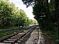 Ehemaliger Bahnsteigsbereich stadteinwärts