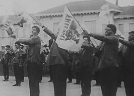 Demonstratie van de Black Panthers in Oakland