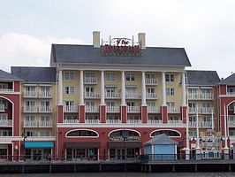 Het hoofdgebouw van Disney's BoardWalk Inn