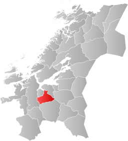 Melhus kommun i Trøndelag fylke.