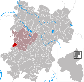 Poziția Sessenhausen pe harta districtului Westerwaldkreis