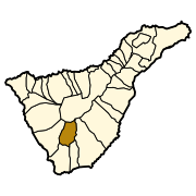 Localização de Vilaflor em Tenerife