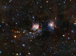 A VISTA képe a Messier 78-ról