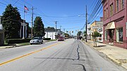 Looking west on East Plane Street in Bethel