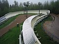 Curva Omega, pista di Altenberg, in Germania