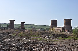 Abandoned buildings of the Călan steel works