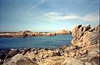 Costa rocciosa di Guernsey.