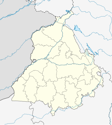 Peta lokasi Punjab