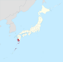 Prefettura di Kagoshima – Localizzazione